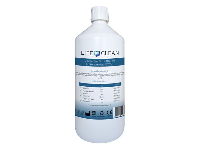 LIFECLEAN Ytdesinfektion Standard 1L | Städ och hygien - Desinfektionsmedel - Ytdesinfektion | Kontorsexperten