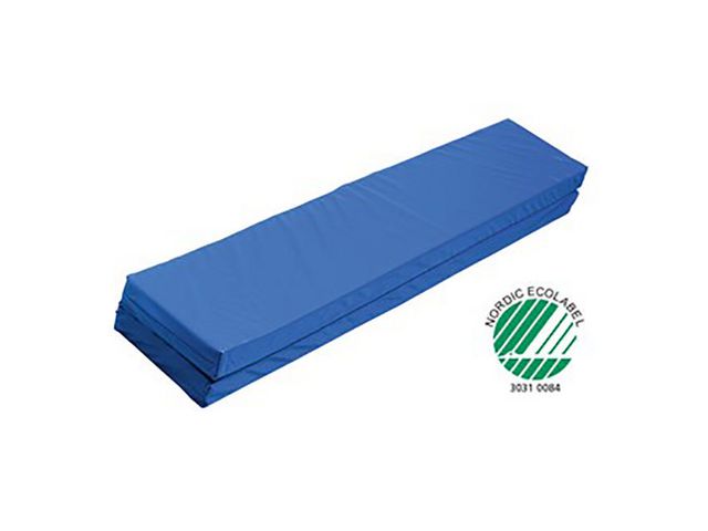 Vilmadrass vikbar, blå | Skolmöbler och inredning - Vila och sova - Sängar, madrasser och tillbehör | Kontorsexperten