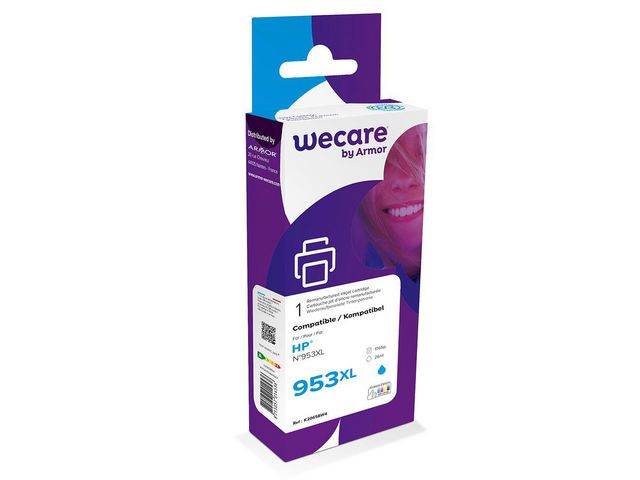 Wecare Bläckpatron 953XL cyan | Toner och bläck - Bläckpatroner - Bläckpatroner WeCare | Kontorsexperten