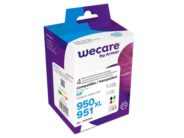 WECARE Bläckpatron 950XL/951XL BKCMY | Toner och bläck - Bläckpatroner - Bläckpatroner WeCare | Kontorsexperten