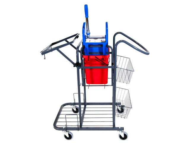 NORDEX Städvagn Trio med svabbpress | Städ och hygien - Städvagnar - Städvagnar | Kontorsexperten