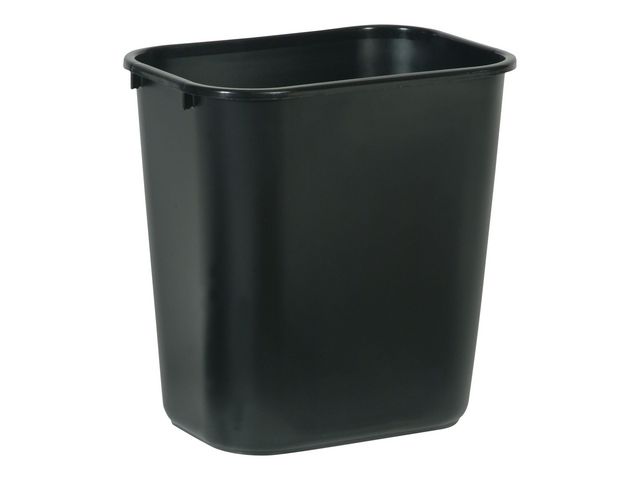 Rubbermaid Commercial Products Papperskorg svart 27L | Städ och hygien - Avfallshantering och källsortering - Sortering och återvinning | Kontorsexperten