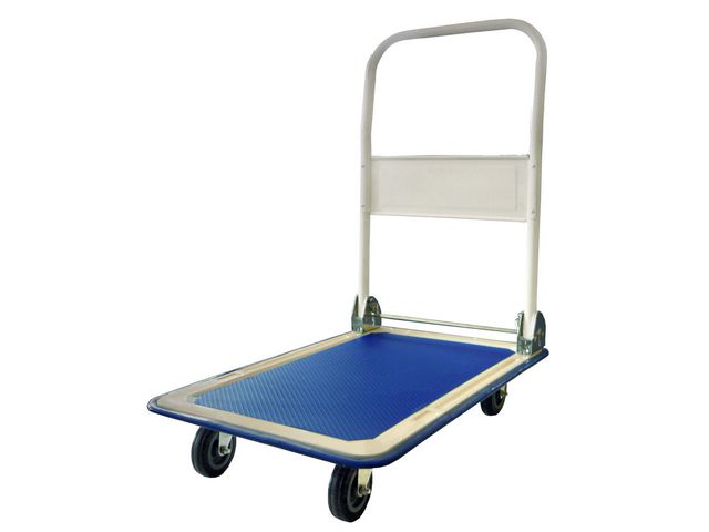 TWINCO Plattformsvagn vit/blå | Emballage och lagerutrustning - Lagerutrustning - Vagnar | Kontorsexperten