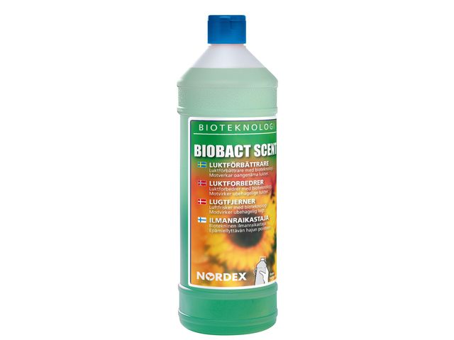 NORDEX Luktförbättrare Biobact Scent 1L | Städ och hygien - Luktförbättrare - Sprayer och flaskor | Kontorsexperten