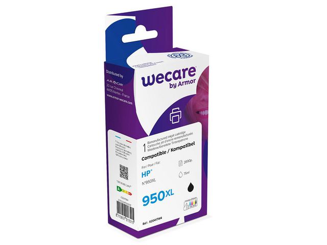 WECARE Bläckpatron 950XL svart | Toner och bläck - Bläckpatroner - Bläckpatroner WeCare | Kontorsexperten