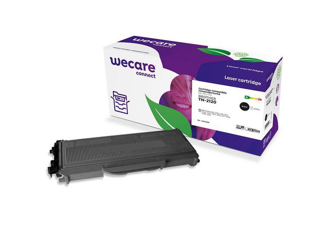 Wecare Toner BROTHER TN-2120 2,6K svart | Toner och bläck - Tonerkassetter - Toner WeCare | Kontorsexperten