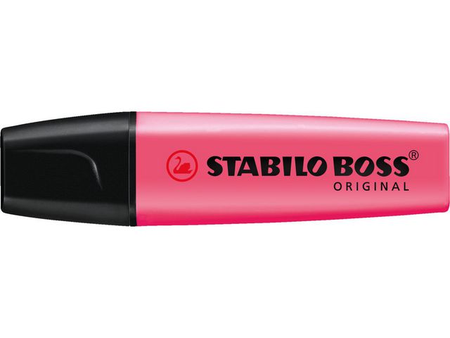 STABILO Överstrykningspenna BOSS Original rosa snedskuren spets 2+5mm | Kontorsmaterial - Pennor - Överstrykningspennor | Kontorsexperten