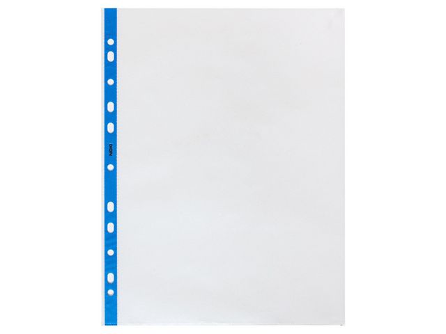 NOKI Plastficka A4 prägl.0,08mm 100/fp | Kontorsmaterial - Mappar och plastfickor - Plastfickor - Öppen överkant | Kontorsexperten