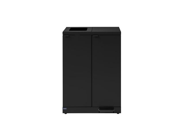 bica Avfallshantering 2x65L pedal svart | Städ och hygien - Avfallshantering och källsortering - Sortering och återvinning | Kontorsexperten