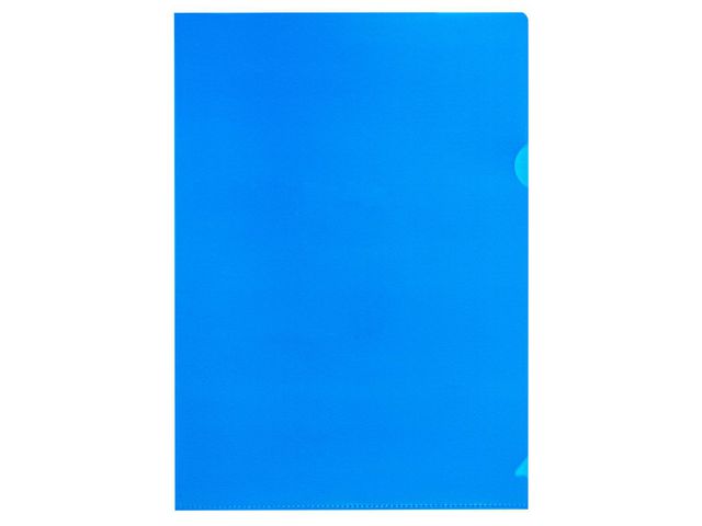 Aktmapp A4 0,15 blå 25/fp | Kontorsmaterial - Mappar och plastfickor - Plastmappar och aktmappar | Kontorsexperten