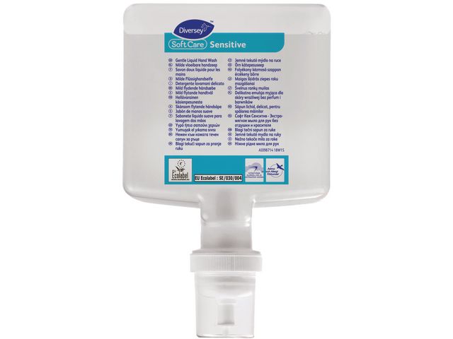 Diversey Tvål flytande Soft Care Sensitive 1,3L | Städ och hygien - Tvål och hygien - Hygiensystem - Soft Care | Kontorsexperten