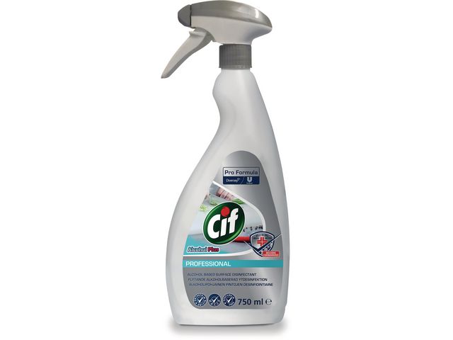 Cif Ytdesinfektion Pro Formula Alcohol 750ml | Städ och hygien - Desinfektionsmedel - Ytdesinfektion | Kontorsexperten