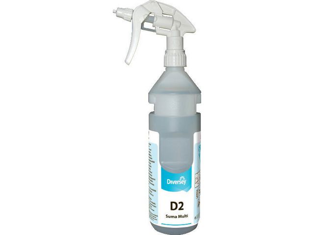 Suma Multi-conc D2 Conc, sprayflaska för kemiska lösningar med etikett, 750 ml | Städ och hygien - Städredskap - Sprayflaskor | Kontorsexperten