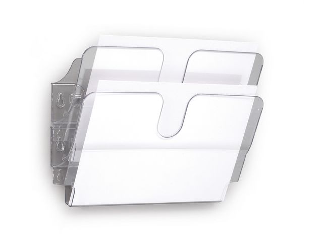 Durable Blankettfack FlexiPlus A4L 2-fack transp | Kontorsmaterial - Till skrivbordet - Blankettfack och Boxar | Kontorsexperten