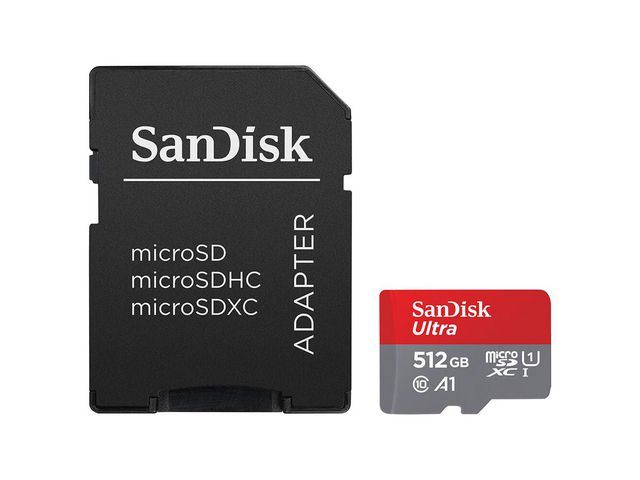 Produktfoto för SanDisk Minneskort MicroSDXC Ultra 512GB