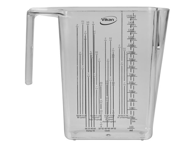 Vikan Prepareringskanna 1,5L | Städ och hygien - Moppar och stativ - Mopp- och Svabbtillbehör | Kontorsexperten