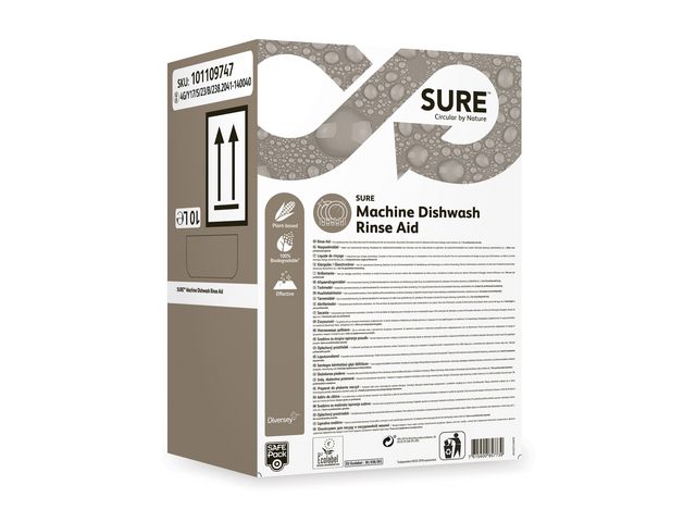 SURE Torkmedel SP 10L | Städ och hygien - Diskrengöring - Torkmedel och sköljmedel | Kontorsexperten