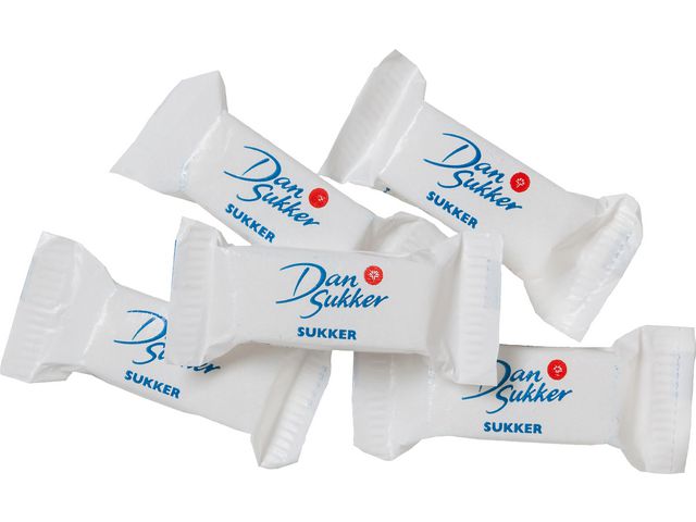 DANSUKKER Bitsocker portionsförpackning 4,4 kg | Kök och servering - Ätbart - Socker kryddor och salt | Kontorsexperten