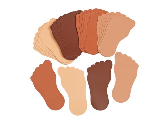 Fötter med olika hudtoner 24/fp | Skola och förskola - Hobbymaterial - Pyssel | Kontorsexperten