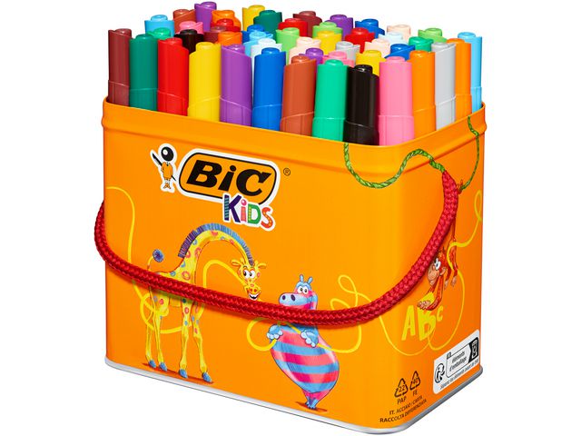 BIC® Fiberpenna BIC Kids Visacolor XL 48/fp | Skola och förskola - Pennor och tillbehör - Fiberpennor - Standard | Kontorsexperten