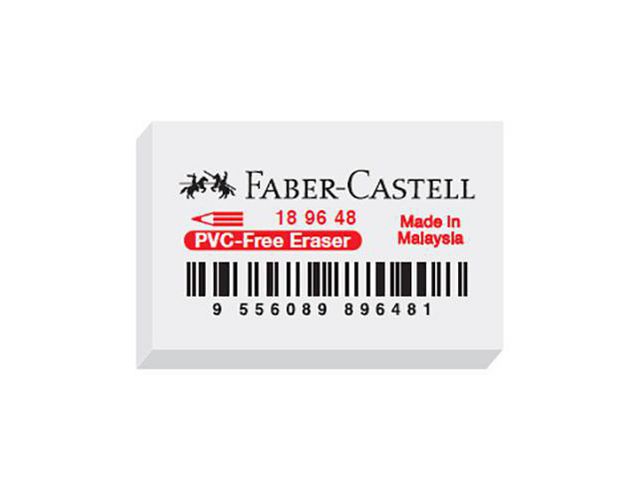 Faber-Castell Radergummi PVC-fritt, vitt 48/fp | Skola och förskola - Pennor och tillbehör - Radergummi | Kontorsexperten