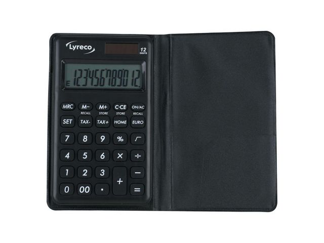 Lyreco Miniräknare 1125 12 siffror | Kontorsmaskiner - Räknare - Miniräknare | Kontorsexperten