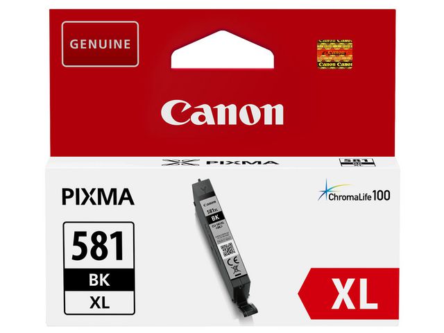 Canon Bläckpatron CLI-581BK XL, svart | Toner och bläck - Bläckpatroner - Bläckpatroner Canon | Kontorsexperten