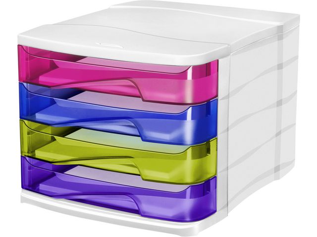 Cep Happy skrivbordsboxmodul 394 HM, flerfärgad | Kontorsmaterial - Till skrivbordet - Blankettfack och Boxar | Kontorsexperten