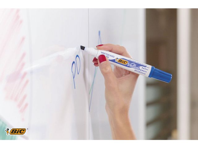BIC® Whiteboardpenna 1754 4/fp | Kontorsmaterial - Pennor - Whiteboardpennor - Skuren spets | Kontorsexperten