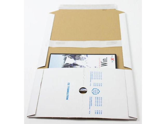 Boxon Omslag Multiwell 58 302x215x23-73mm | Emballage och lagerutrustning - Kuvert och postemballage - Wellkuvert | Kontorsexperten