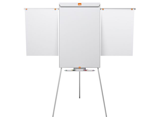 Nobo Klassiskt staffli i stål för blädderblock och mobil whiteboard, magnetisk stålyta, aluminiumram, 1 000 x 685 mm | Kontorsmöbler och inredning - Blädderblock och ställ - Blädderblockställ | Kontorsexperten