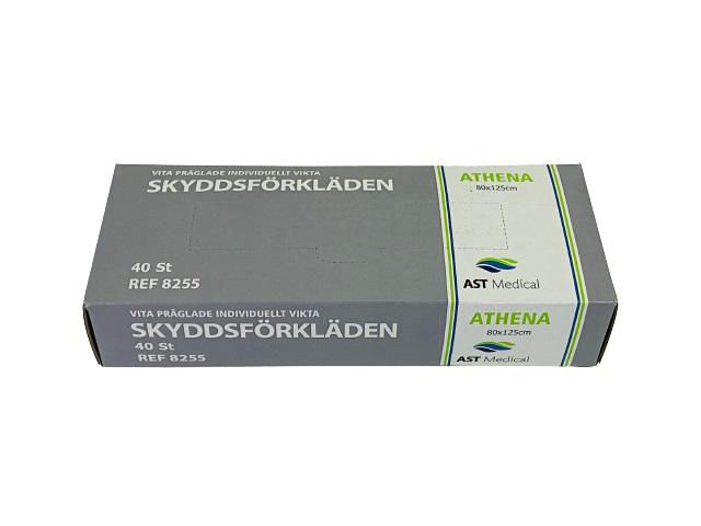 Förkläde 80x125cm box vit 40/fp | Skyddsutrustning - Engångskläder - Engångsförkläden | Kontorsexperten