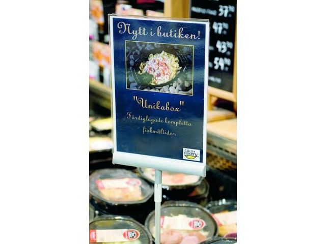 Akrylficka till skylthållare Vendor HL Display A5 | Kontorsmöbler och inredning - Tavlor ställ och ramar - Acrylblock och låda | Kontorsexperten