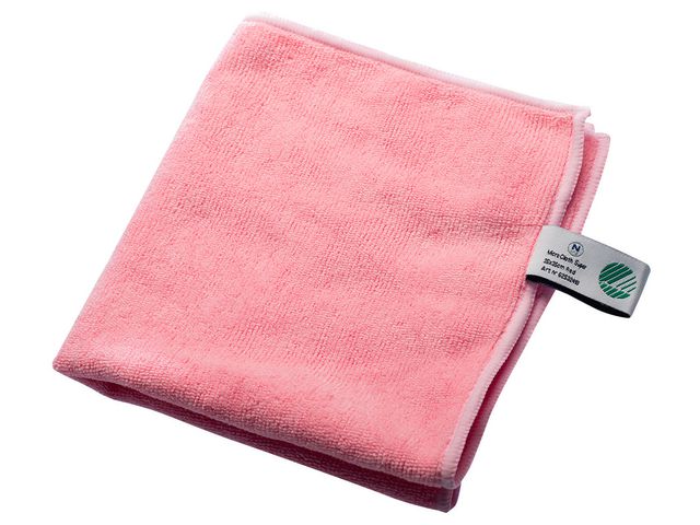 NORDEX Mikrofiberduk NLINE Super 35x35cm röd | Städ och hygien - Städdukar och diskdukar - Städdukar - Mikro | Kontorsexperten