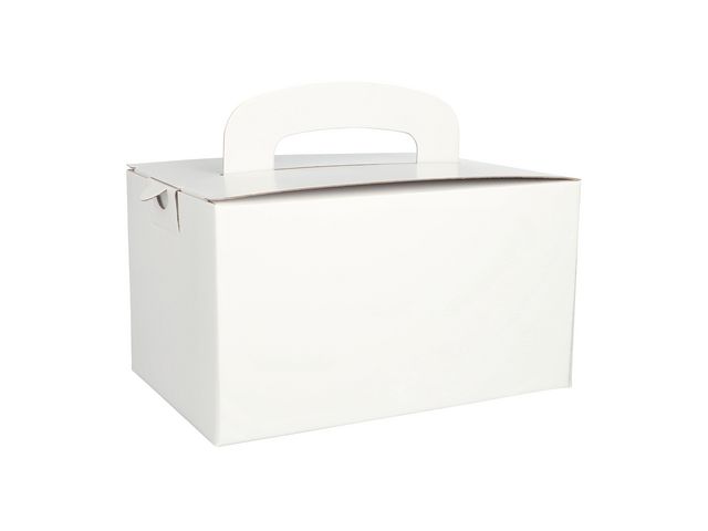 PAPSTAR Lunchlåda 125x155x225mm vit 20/fp | Kök och servering - Engångsartiklar - Take Away | Kontorsexperten