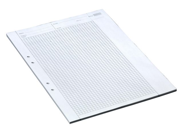 BANTEX Provskrivningsblad A4 ruta 5x5mm 500/fp | Skola och förskola - Förbrukning skola häften - Provskrivningspapper | Kontorsexperten