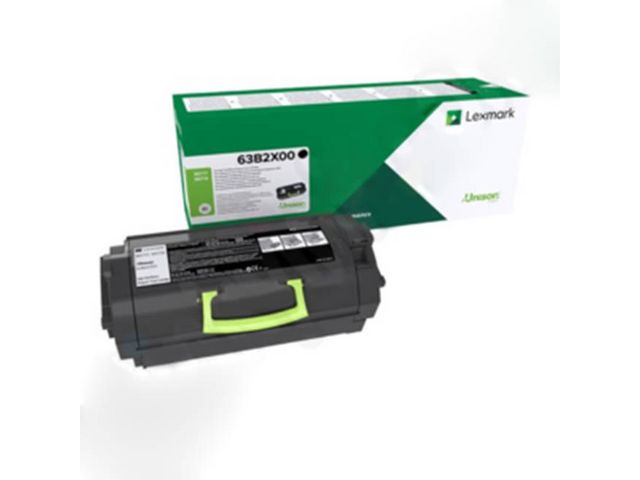 Lexmark Toner 63B2X00 Svart | Toner och bläck - Tonerkassetter - Toner Lexmark | Kontorsexperten