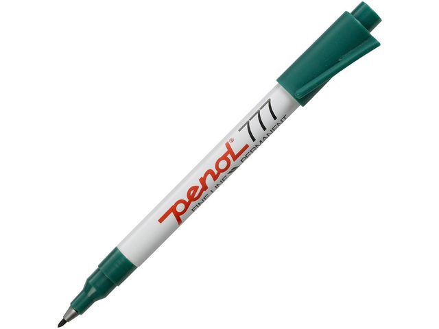 PENOL Märkpenna 777 permanent 1mm grön | Kontorsmaterial - Pennor - Märkpennor - Rund spets | Kontorsexperten