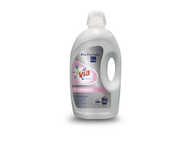 VIA Tvättmedel Pro Formula Color Sensitive 4,32L | Städ och hygien - Tvättmedel och klädvård - Tvättmedel | Kontorsexperten