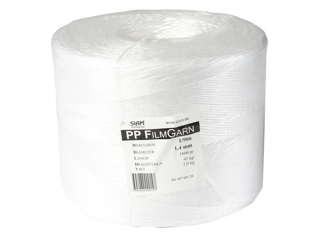 Bindgarn PP 1-tråd/950 2kg/st, 1800m | Emballage och lagerutrustning - Bindgarn gummiband och stift - Bindgarn | Kontorsexperten