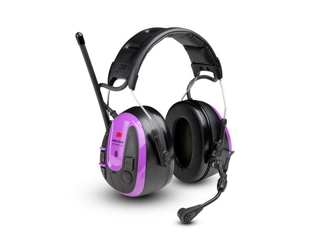 PELTOR Hörselkåpa WS Alert XPI+ lila | Skyddsutrustning - Hörselskydd - Hörselkåpor aktiva | Kontorsexperten
