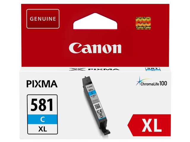 Canon CLI-581M XL-bläckpatron, cyan, hög kapacitet, 8,3 ml | Toner och bläck - Bläckpatroner - Bläckpatroner Canon | Kontorsexperten