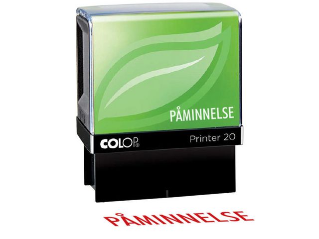 Colop Stämpel med standardtext: PÅMINNELSE | Kontorsmaterial - Till skrivbordet - Stämplar | Kontorsexperten