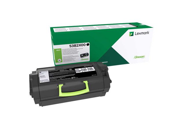 Lexmark Toner 53B2X00 Svart | Toner och bläck - Tonerkassetter - Toner Lexmark | Kontorsexperten