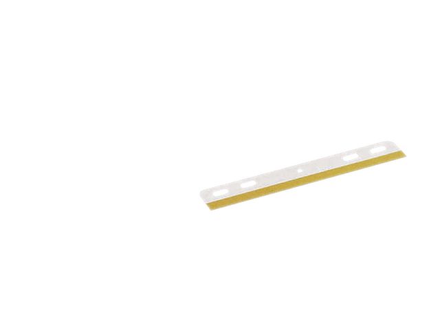Produktfoto för Durable Katalogfalsar, FILEFIX®, universell stansning, 11 hål, A4/A5, självhäftande, transparent, 145 x 25 mm