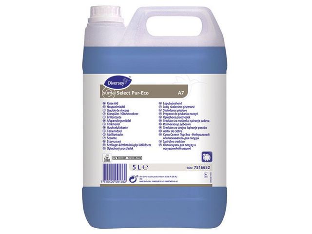 Suma Torkmedel Select Pur-Eco A7 5L | Städ och hygien - Diskrengöring - Torkmedel och sköljmedel | Kontorsexperten
