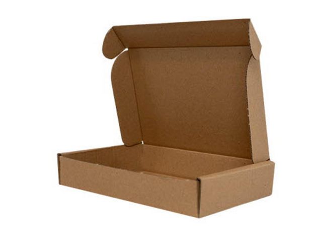 Boxon Självlåsande låda 220x143x31mm | Emballage och lagerutrustning - Lådor och well - E-handelslådor | Kontorsexperten