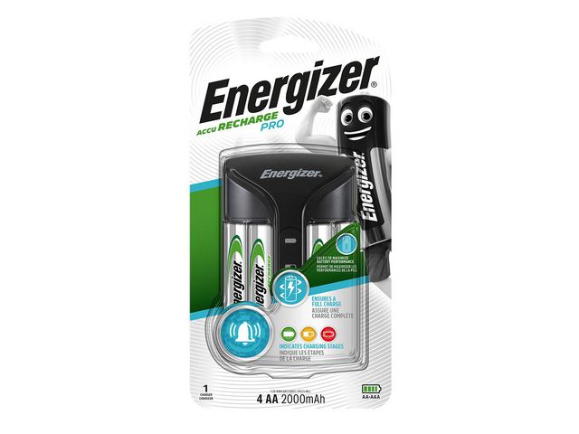ENERGIZER Batteriladdare Pro AA/AAA | Kontorsmaskiner - Batterier - Batteriladdare | Kontorsexperten