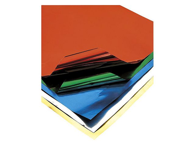 Metallkartong 3x5 färger | Skola och förskola - Hobbypapper - Metall | Kontorsexperten