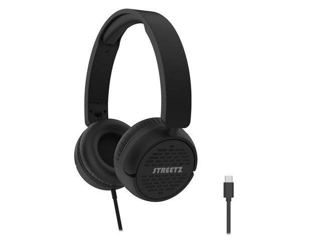 STREETZ Hörlur On-Ear USB-C | Datorprodukter - Ljud och bild - Hörlurar - On-Ear | Kontorsexperten